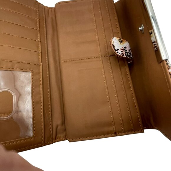 EUC Time & Tru Piper Style Postage Stamps Wallet - Picture 7 of 12